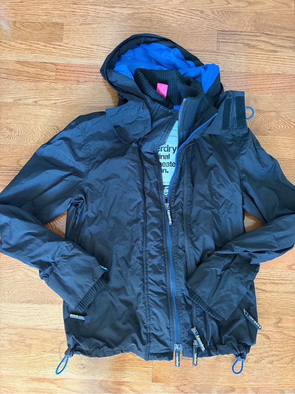 Superdry Original Windcheater Japan Triple Zip Hooded Jacket
